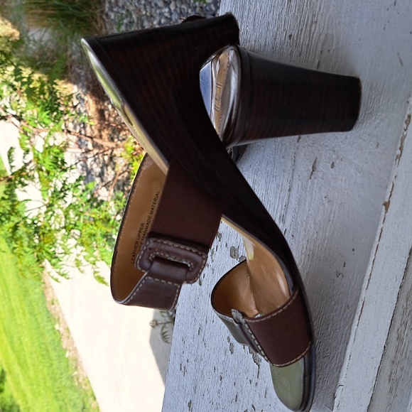 Nordstrom  Brown Leather Sandals - Picture 4 of 4